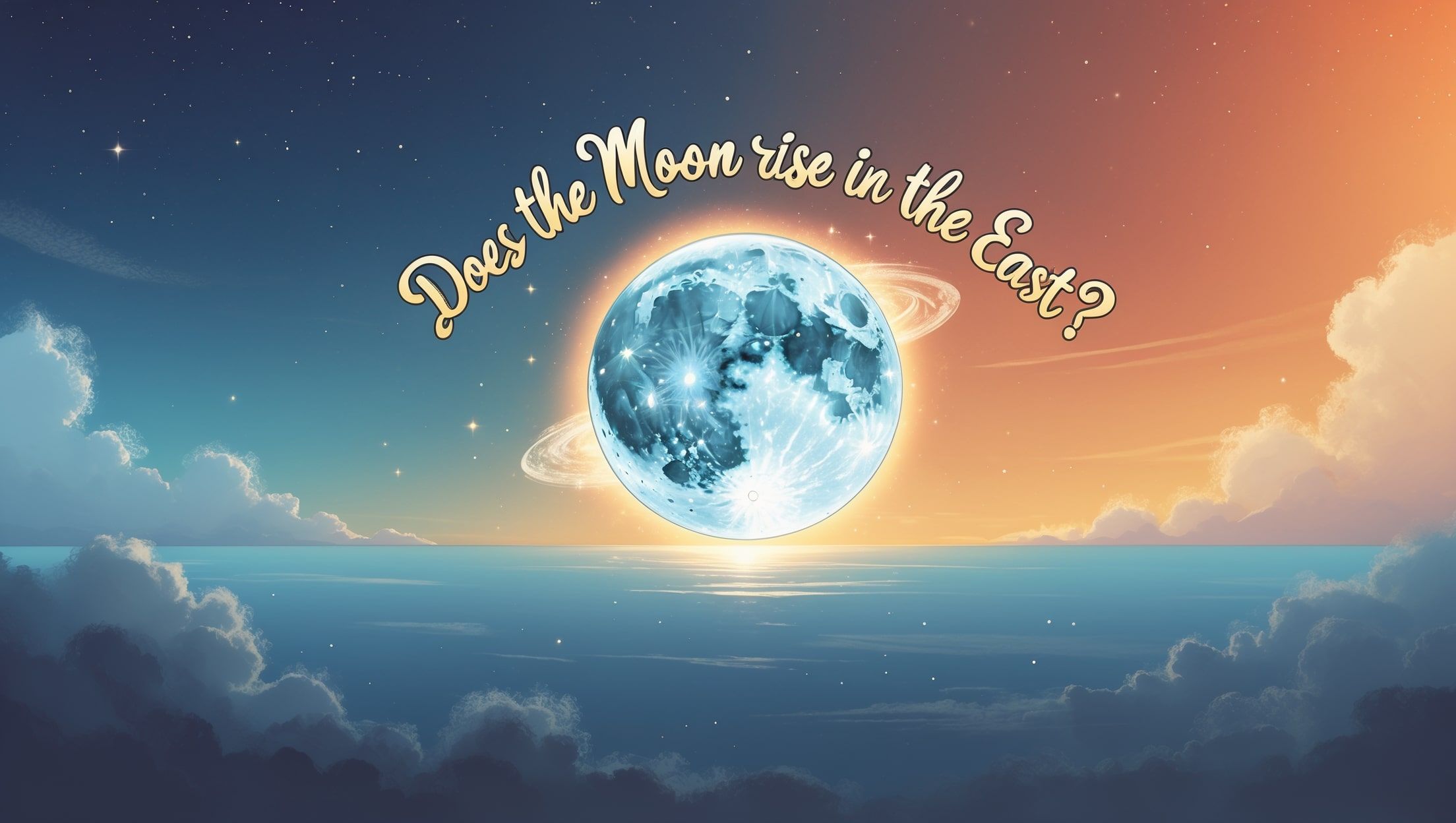 Apakah Bulan Terbit di Timur?